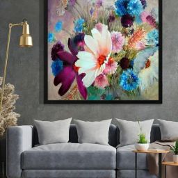 999Store Printed Multicolor Canvas Wall Art-9