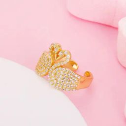GIVA 92.5 Sterling Silver Swan Love Ring for Women-image-98