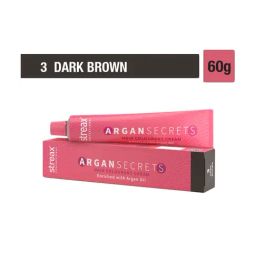 Streax Professional Argan Secret Hair Colourant Cream Dark Brown 3 - 60 gm-20