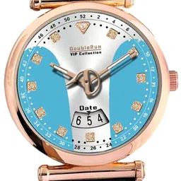 DOUBLERUN Unisex Dial & Bracelet Style Straps Analogue Multi Function Watch H05N23017 image 3