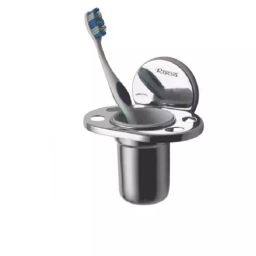Rocio Silver Brass Chrome Plated Pearl Tumbler Holder-image-27