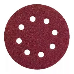 OEM 12.5 cm Dia. 80 Grit Size Valcro Disc with 8 Holes (Pack of 20 Pcs)-image-12