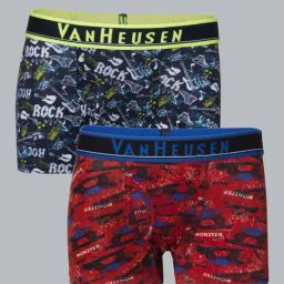 Van Heusen Regular Fit Ultra Soft - Allover Print Trunks - Pack of 2 - KSP-01,KSP-05-picture-3