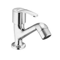 Jabra High Neck Pillar Cock Brizo Series Brass Chrome Finish Deck Mount Silver-picture-36