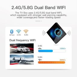 rubox T95 Android 10.0 TV Box, Android Box 4GB RAM 32GB ROM Allwinner H616 Quad-core Smart Android TV Box, Support 2.4G/5.0G Dual WiFi 6K Utral HD / 3D / H.265 with Bluetooth 5.0DCSATBT95_03 image 4