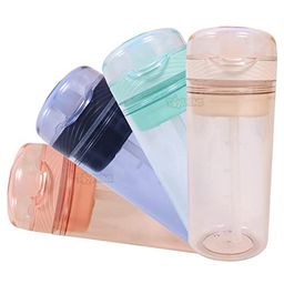 Toyshine Sipper Tumbler Tritan Sports Water Bottle Brown - 420 ml-image-42