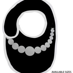 Right Gifting Digital Printed Velcro Closure Bibs - Black-16