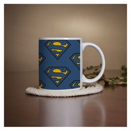Right Gifting Ceramic Mug Superman Sign Print Blue - 350 ml-19