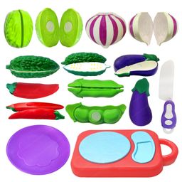FunBlast Realistic Cutting Vegetables Play Set Toys with Chopping Board & Knife - Multicolour-image-17