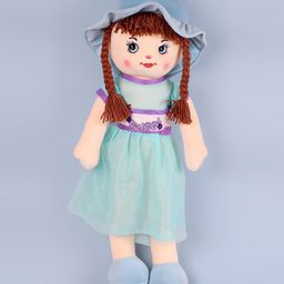 DukieKooky Kids Blue & Purple Soft Doll - Height 65 cm-14