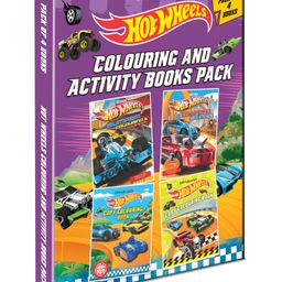 Hot Wheels Colouring and Activity Boos Pack A Pack of 4 Books - English-44