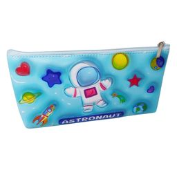 Parteet Premium Quality Astronaut Printed Pencil Pouch with Zipper Lock and Birthday Return Gift For Kids-24