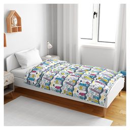 Divine Casa Cotton Blanket for Newborn Baby | All Season Quilt Wrapper (135 x 100 cm)-image-2