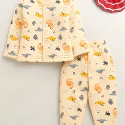 BUMZEE Boys Printed V-Neck Sweatshirt With Joggers-image-21