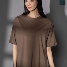 TITTLI Pack Of 2 Drop-Shoulder Sleeves Cotton Oversized T-shirt-image-70