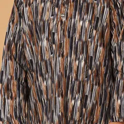 The Mini Trunk Boys Abstract Printed Kurta with Pyjama image 2