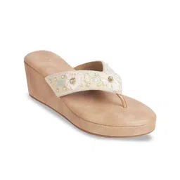 Metro Embellished Wedge Sandals-35