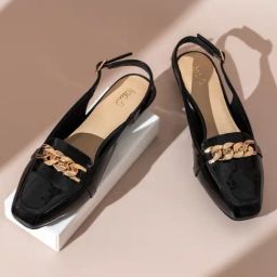 Inc.5 Women's Black Back Strap Sandals-image-85