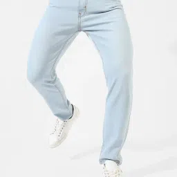 Campus Sutra Light Blue Regular Fit Jeans-image-80