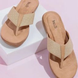 Inc.5 Women's Beige Thong Wedges-image-25
