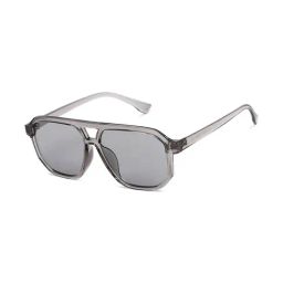 Vincent Chase Grey Geometric Sunglasses-image-17