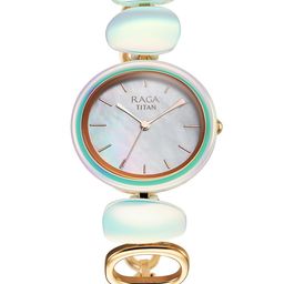 Titan Women Brass Dial & Bracelet Style Straps Analogue Watch-67