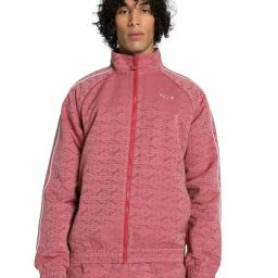 Puma X Palm Tree Crew Red Regular Fit Printed Jacket-picture-2