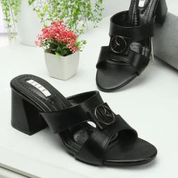 Elle Women's Black Casual Sandals-18