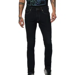 Jack & Jones Navy Cotton Skinny Fit Jeans-picture-7