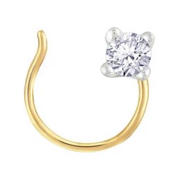 Malabar Gold and Diamonds 18 kt Gold & Diamond Nosepin-picture-12