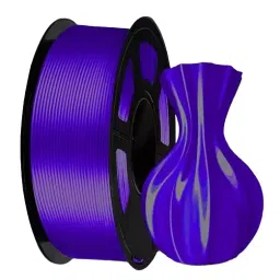 FiLAMONT 3D Printer Filament Pla Silk 1.75 mm Diameter, Silk Purple-38