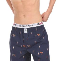U.S. Polo Assn. Navy Allover Print Boxers-image-5