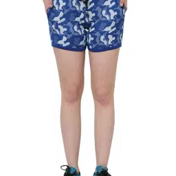 Vimal Jonney Blue Solid Shorts-image-73