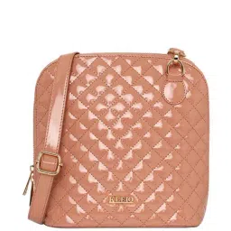 KLEIO Peach Rivets Medium Sling Handbag-picture-33