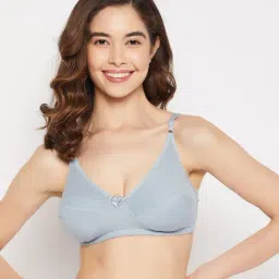 Clovia Blue Full Coverage Non-Wired Bra-image-84