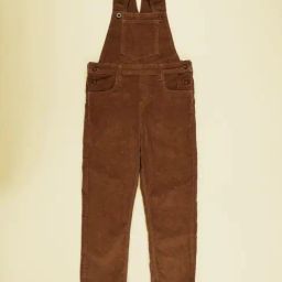 Kiddopanti Kids Brown Dungaree-image-24