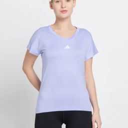 ADIDAS Women's Purple TR-ES MIN T-Shirt-picture-11