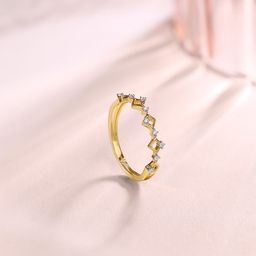 Mia by Tanishq Women 14KT Finger Ring Diamond 1.49 g-image-16