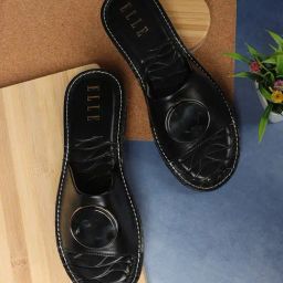 Elle Women's Black Casual Sandals-image-62