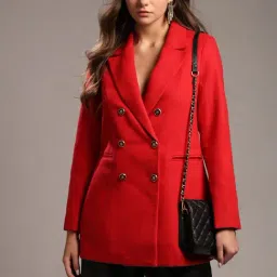 Vero Moda Red Regular Fit Blazer-picture-13