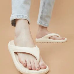 Ginger by Lifestyle Women Off White Slippers-picture-30