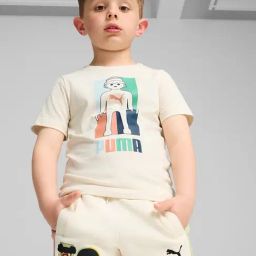 Puma Boys Multi Cotton Printed T-Shirt-image-11
