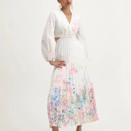 RAREISM Multi Polyester Floral Fit & Flare Dress-picture-33