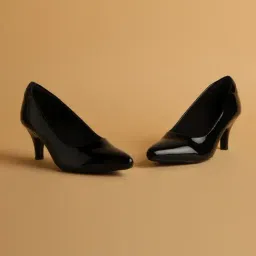 Eridani Women's Camelia Black Stiletto Pumps-image-4