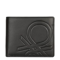 United Colors of Benetton Anzio Black Casual Leather Bi-Fold Wallet for Men-image-27