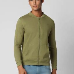 Van Heusen Sport Light Olive Regular Fit Sweatshirt-image-39