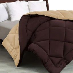 JaipurFabric Dark Grey & Lemon Green Cotton 300 GSM Double Bed Comforter-17