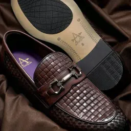 Arrow Men's Brown Casual Loafers-picture-3