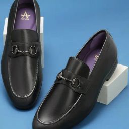 Arrow Men's Black Formal Loafers-image-57