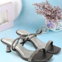 Carlton London Women's Black Casual Sandals-picture-41